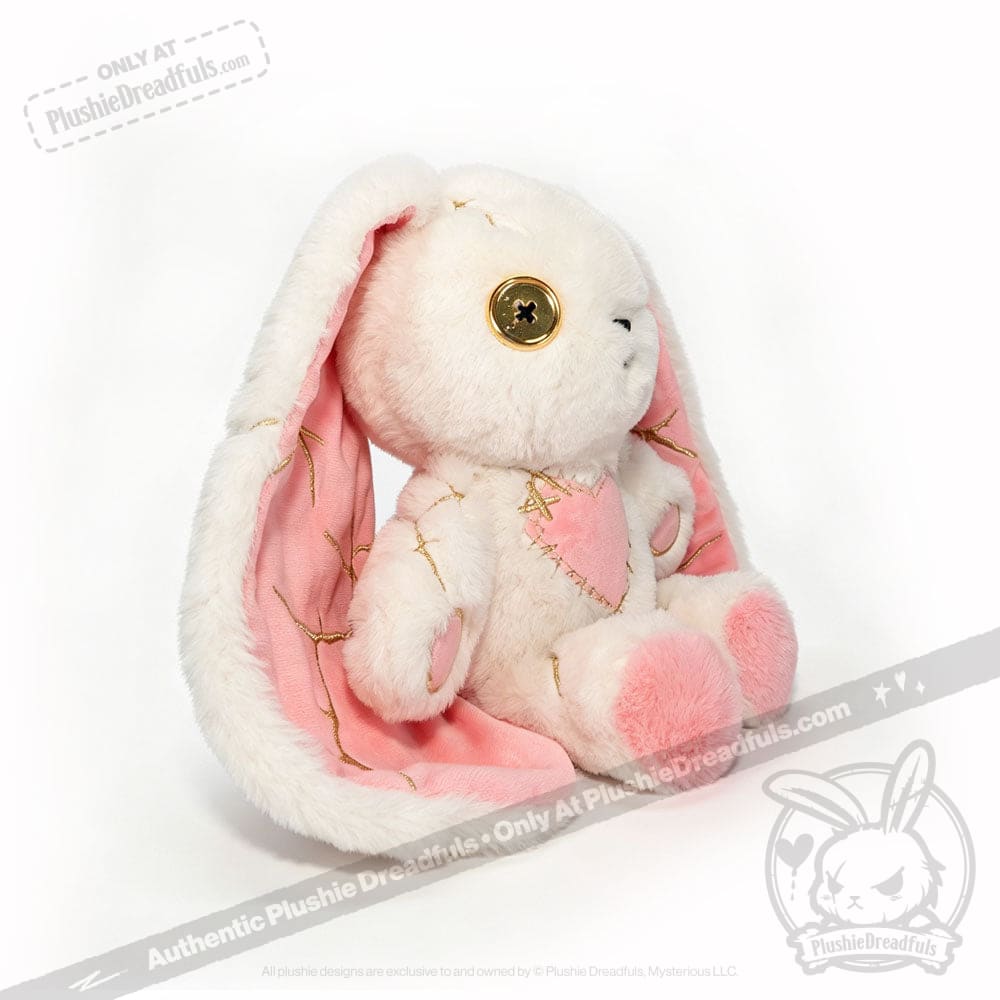 Plushie Dreadfuls -Pink Kintsugi Love Rabbit - Plush Stuffed Animal - toy