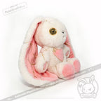 Plushie Dreadfuls -Pink Kintsugi Love Rabbit - Plush Stuffed Animal - toy