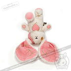 Plushie Dreadfuls -Pink Kintsugi Love Rabbit - Plush Stuffed Animal - toy