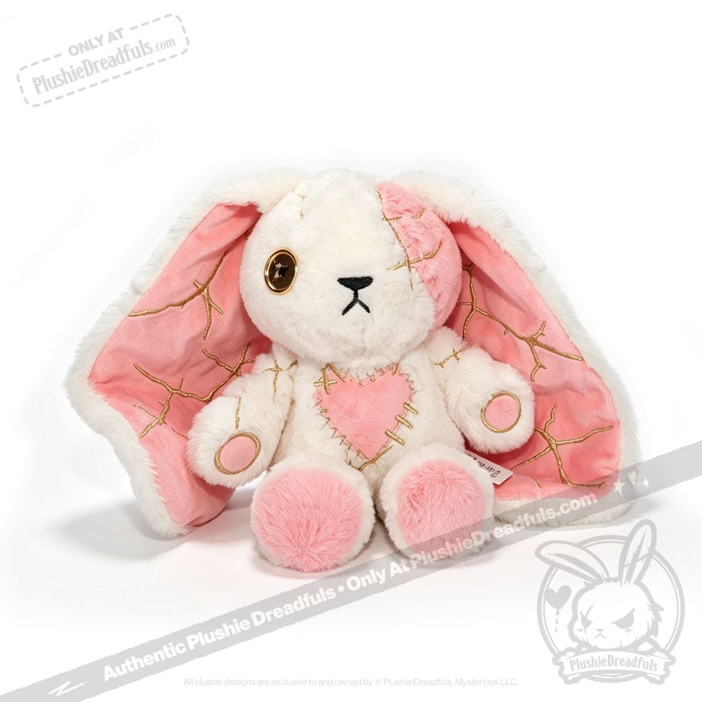 Plushie Dreadfuls -Pink Kintsugi Love Rabbit - Plush Stuffed Animal - toy