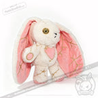 Plushie Dreadfuls -Pink Kintsugi Love Rabbit - Plush Stuffed Animal - toy