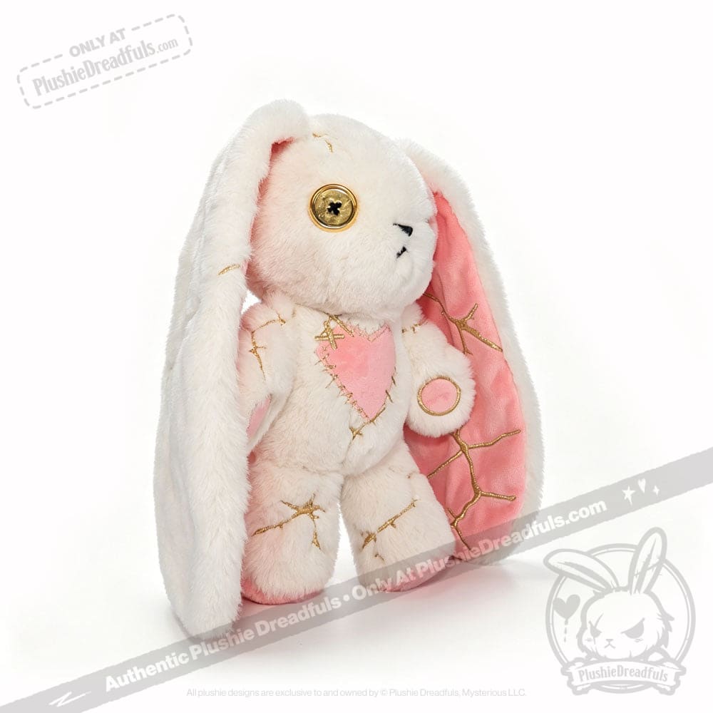 Plushie Dreadfuls -Pink Kintsugi Love Rabbit - Plush Stuffed Animal - toy