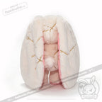 Plushie Dreadfuls -Pink Kintsugi Love Rabbit - Plush Stuffed Animal - toy