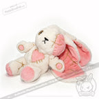 Plushie Dreadfuls -Pink Kintsugi Love Rabbit - Plush Stuffed Animal - toy