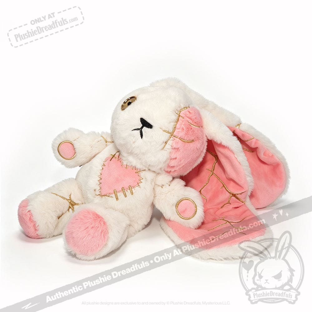 Plushie Dreadfuls -Pink Kintsugi Love Rabbit - Plush Stuffed Animal - toy