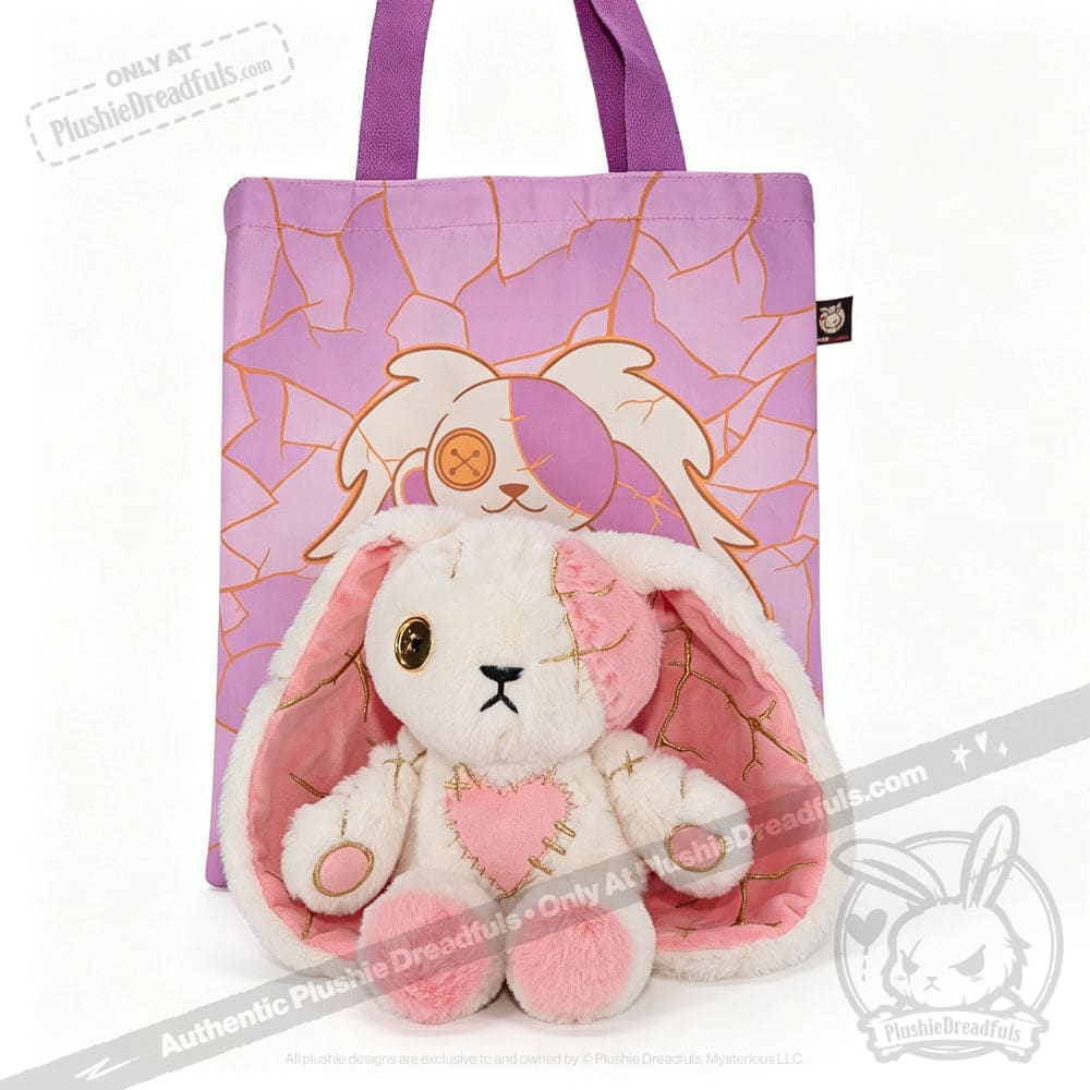 Plushie Dreadfuls -Pink Kintsugi Love Rabbit - Plush Stuffed Animal - toy