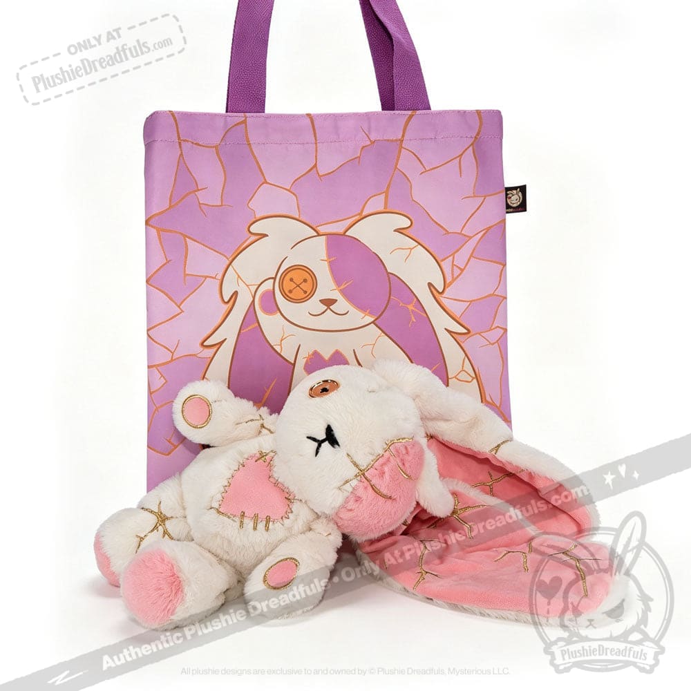 Plushie Dreadfuls -Pink Kintsugi Love Rabbit - Plush Stuffed Animal - toy