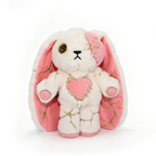 Plushie Dreadfuls -Pink Kintsugi Love Rabbit - Plush Stuffed Animal