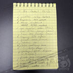 Pirate Jam Waterproof Notepad (x5) - Mysterious