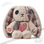 Plushie Dreadfuls - Plaid Love Rabbit - Plush Stuffed Animal toy