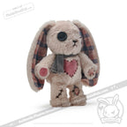 Plushie Dreadfuls - Plaid Love Rabbit - Plush Stuffed Animal toy