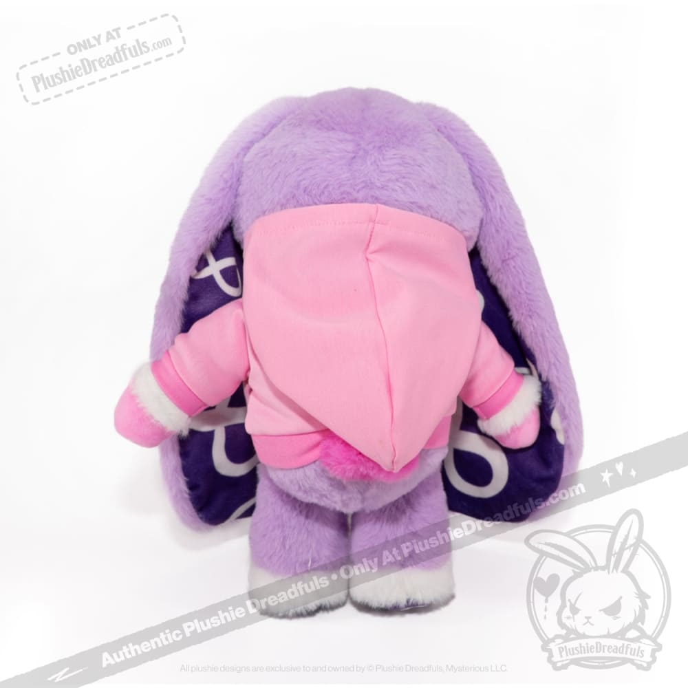 Plush Hoodie Pink Bun Hoodie accessory