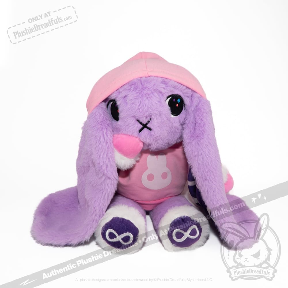Plush Hoodie Pink Bun Hoodie accessory