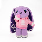 Plush Hoodie Pink Bun Hoodie accessory