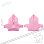 Plush Hoodie Pink Bun Hoodie accessory