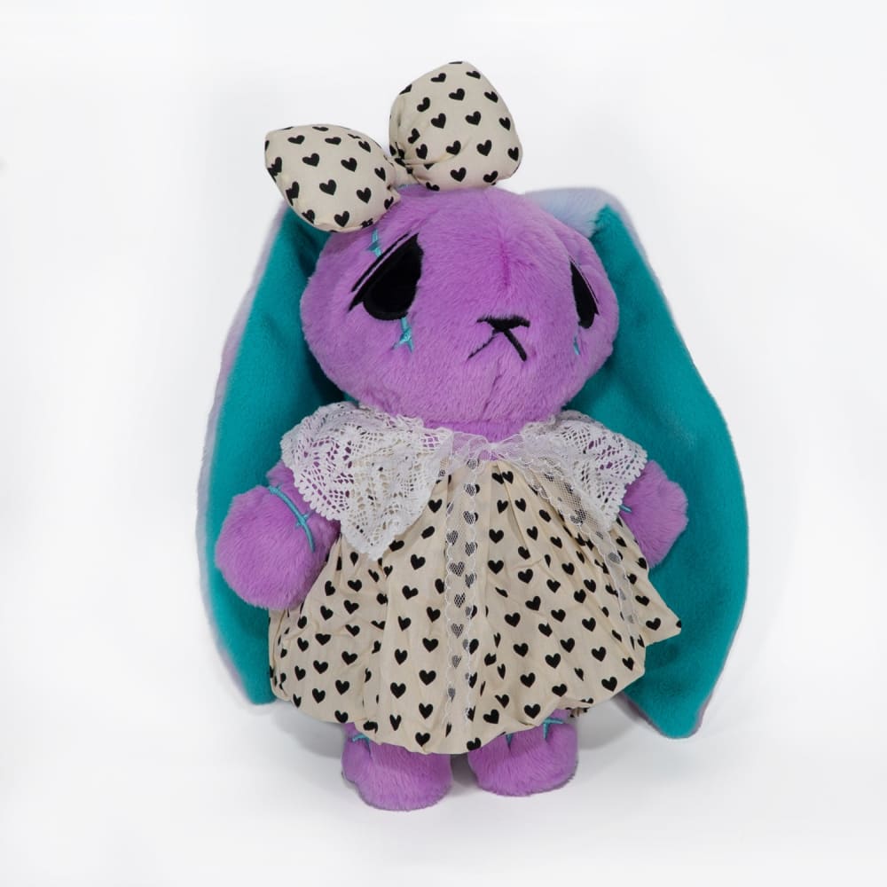 Plush Outfit -Cream with Black Hearts Dress accessory