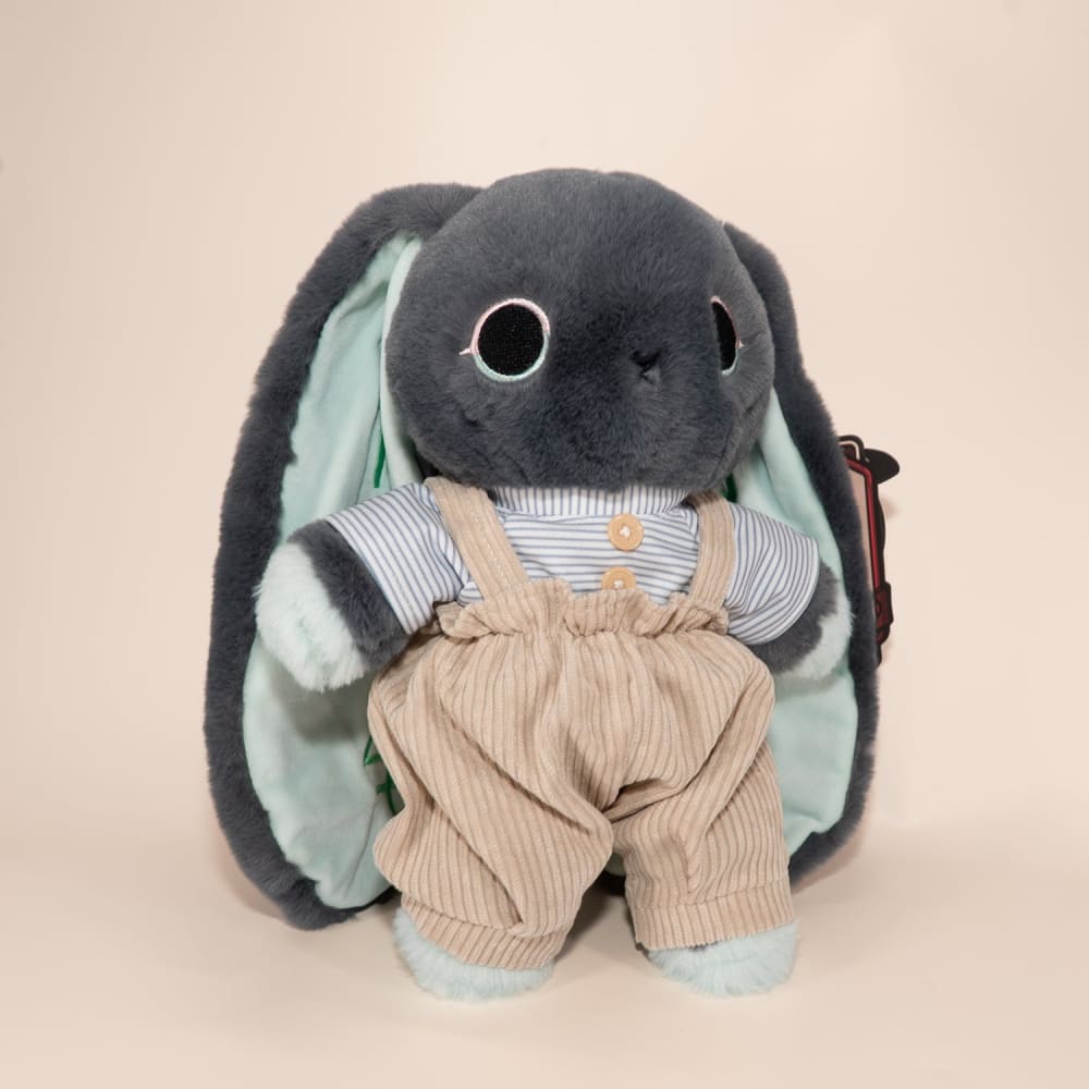 Plush Outfit - Fuzzy Brown Overall Outfit accessory