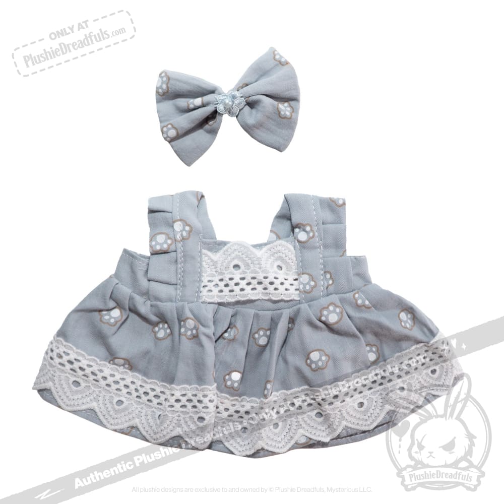 Plush Outfit -Paw Print Dress accessory