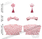 Plush Outfit - Pink Kimono accessory