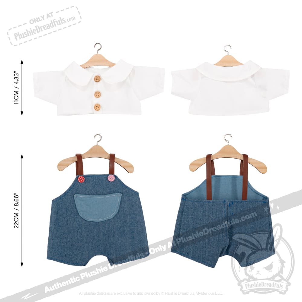 Plush Outfit - Teddy Overalls accessory