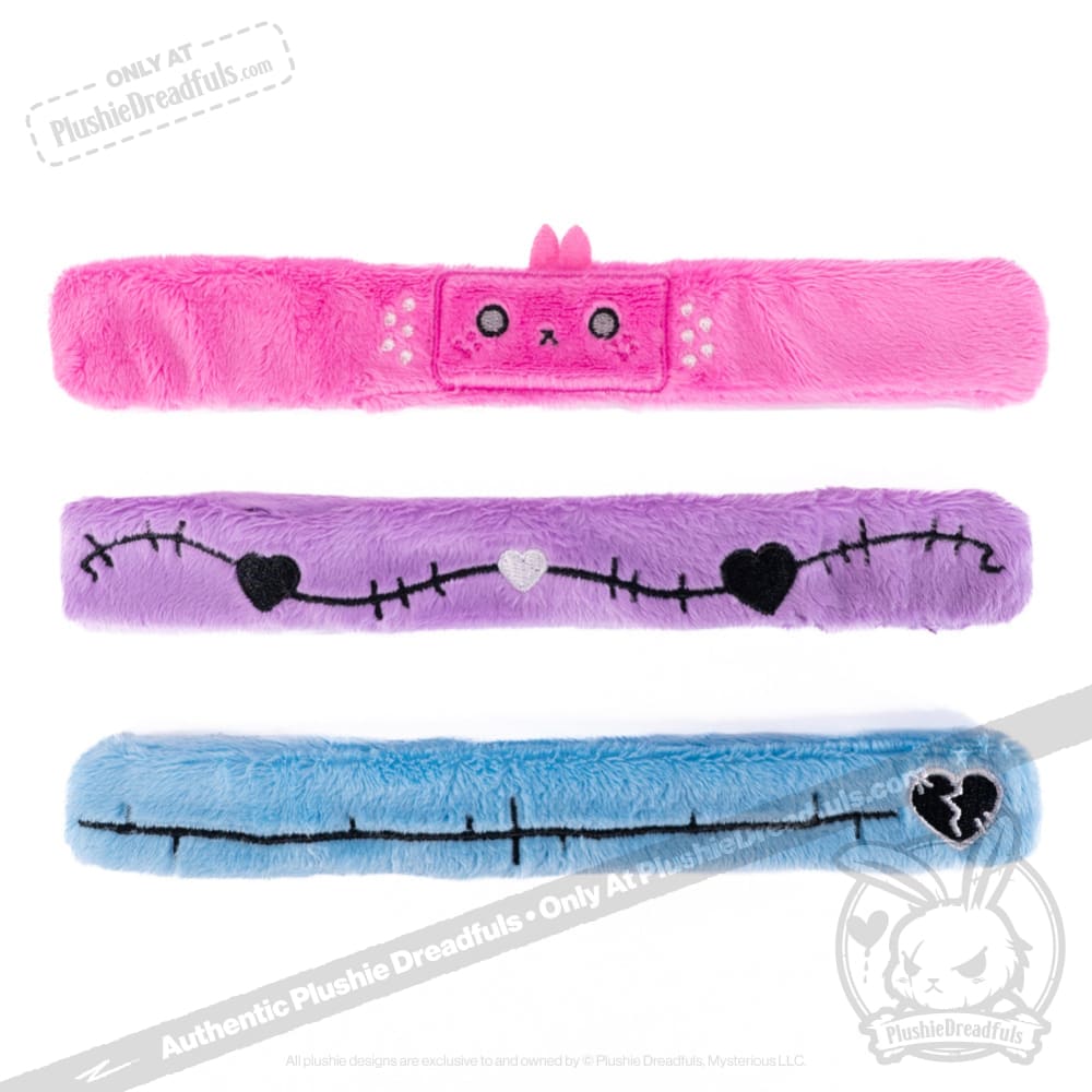 Plushie Dreadfuls - Plush Slap Bracelet Set Of 3