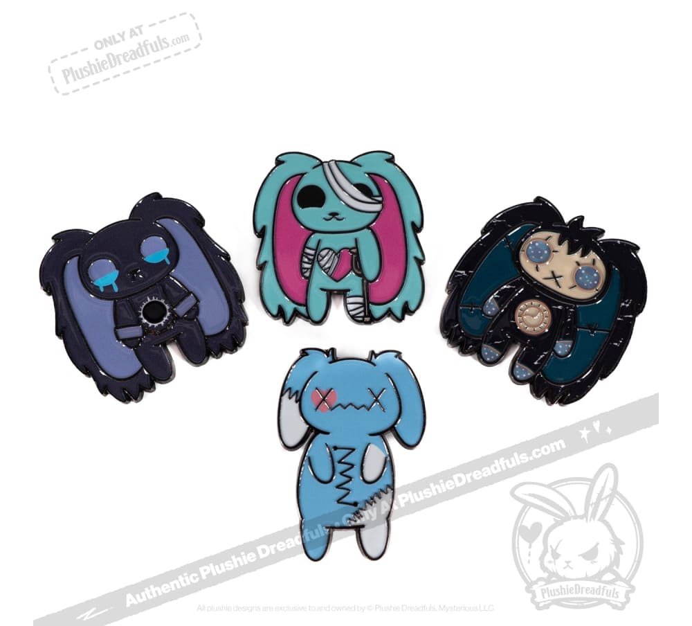 Plushie Dreadfuls - 2 Inch Enamel Pin Pin
