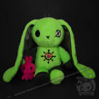Plushie Dreadfuls - ADHD Rabbit Extra Chaos Edition- Plush Stuffed Animal plush