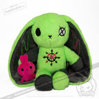 Plushie Dreadfuls - ADHD Rabbit Extra Chaos Edition- Plush Stuffed Animal plush