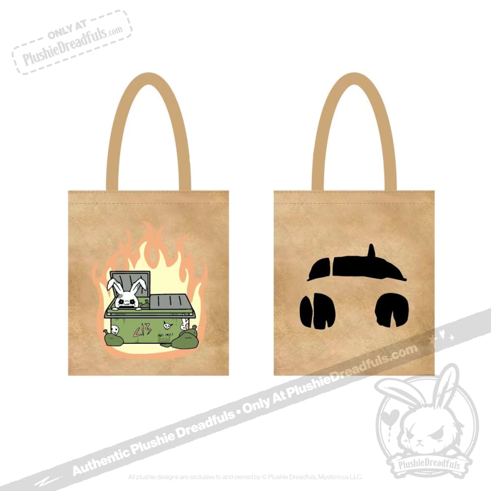 Plushie Dreadfuls - Antisocial Personality Disorder Rabbit - Plush Stuffed Animal - Mysterious