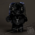 Plushie Dreadfuls - Anxiety Rabbit (Black Limited Edition) Plush Stuffed Animal Plush