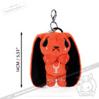Plushie Dreadfuls - Anxiety Rabbit Plush Keychain Accessory Keychain