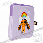Plushie Dreadfuls Anxiety Rabbit Plush Zip Tablet Sleeve - Mysterious
