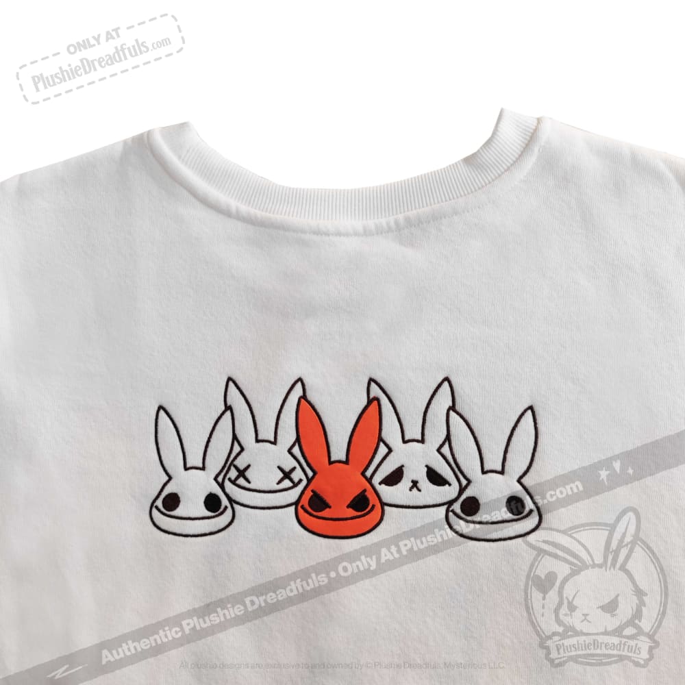 Anxiety Rabbit Pullover Set - Mysterious