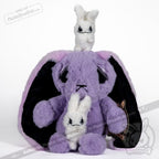 Plushie Dreadfuls - Anxiety Rabbit (Purple Limited Edition) Plush Stuffed Animal Plush