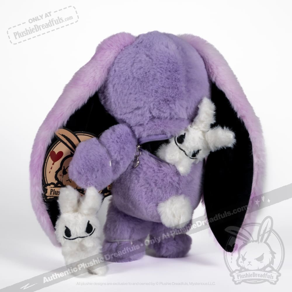 Plushie Dreadfuls - Anxiety Rabbit (Purple Limited Edition) Plush Stuffed Animal Plush