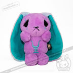 Plushie Dreadfuls - Anxiety Rabbit (PURPLE TEAL Limited Edition) - Plush Stuffed Animal plush
