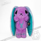 Plushie Dreadfuls - Anxiety Rabbit (PURPLE TEAL Limited Edition) - Plush Stuffed Animal plush