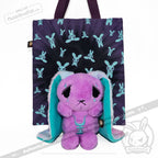 Plushie Dreadfuls - Anxiety Rabbit (PURPLE TEAL Limited Edition) - Plush Stuffed Animal plush
