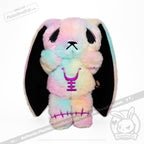 Plushie Dreadfuls - Anxiety Rabbit Tie Dye Limited Edition - Plush Stuffed Animal plush