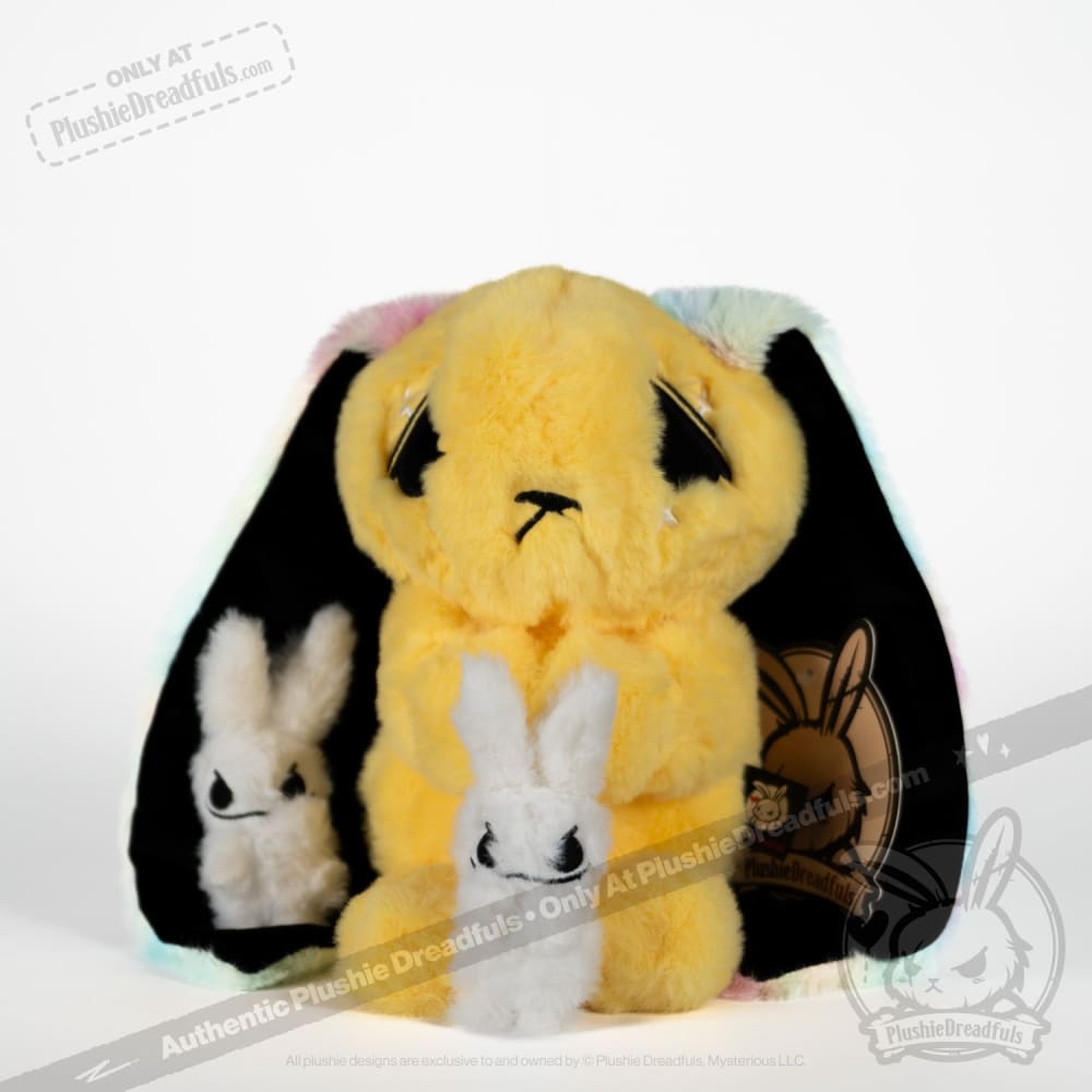 Plushie Dreadfuls - Anxiety Rabbit (Yellow Limited Edition) Plush Stuffed Animal Plush