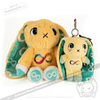 Plushie Dreadfuls - Autism Rabbit Plush Keychain Accessory Keychain