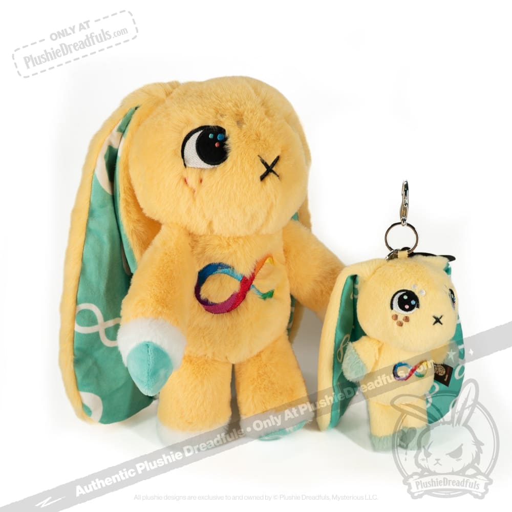 Plushie Dreadfuls - Autism Rabbit Plush Keychain Accessory Keychain