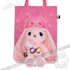 Plushie Dreadfuls - Autism Spectrum Rabbit Pink Edition - Plush Rabbit Stuffed Animal plush