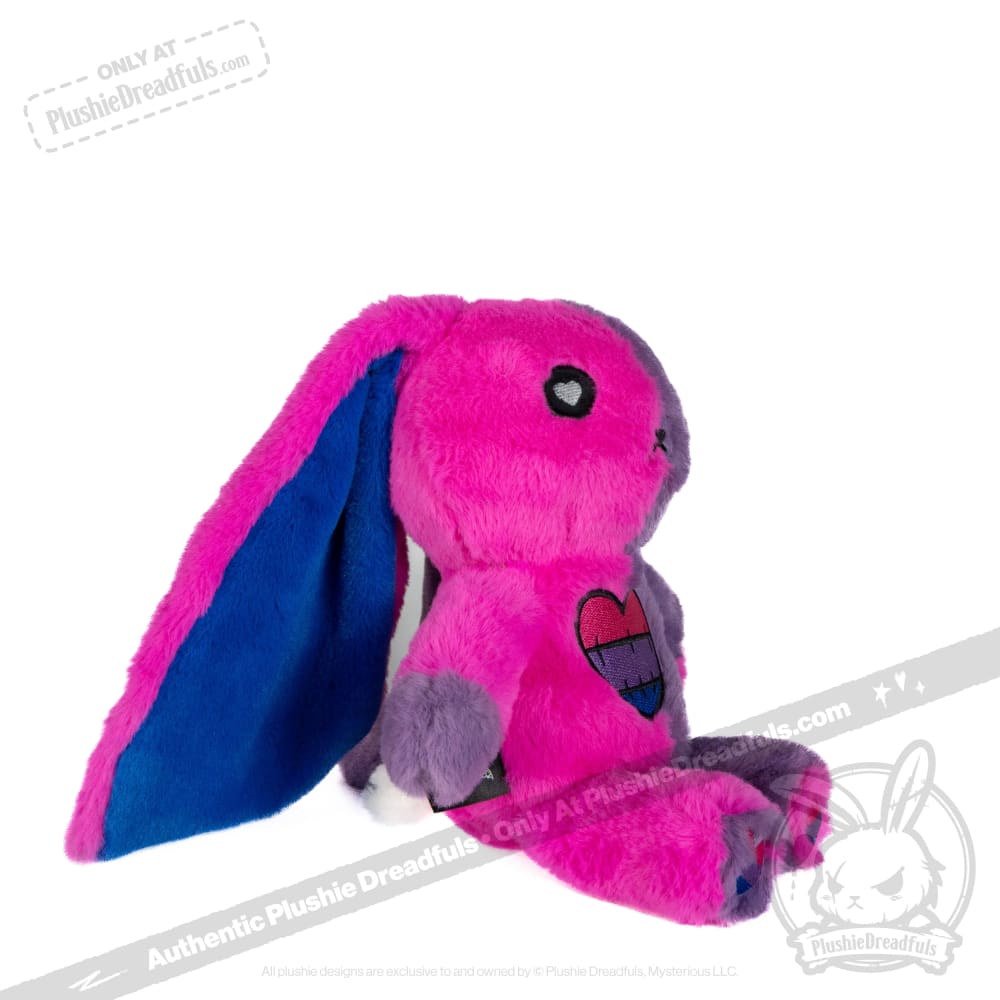 Plushie Dreadfuls - Bi Bunny - Plush Stuffed Animal - Mysterious
