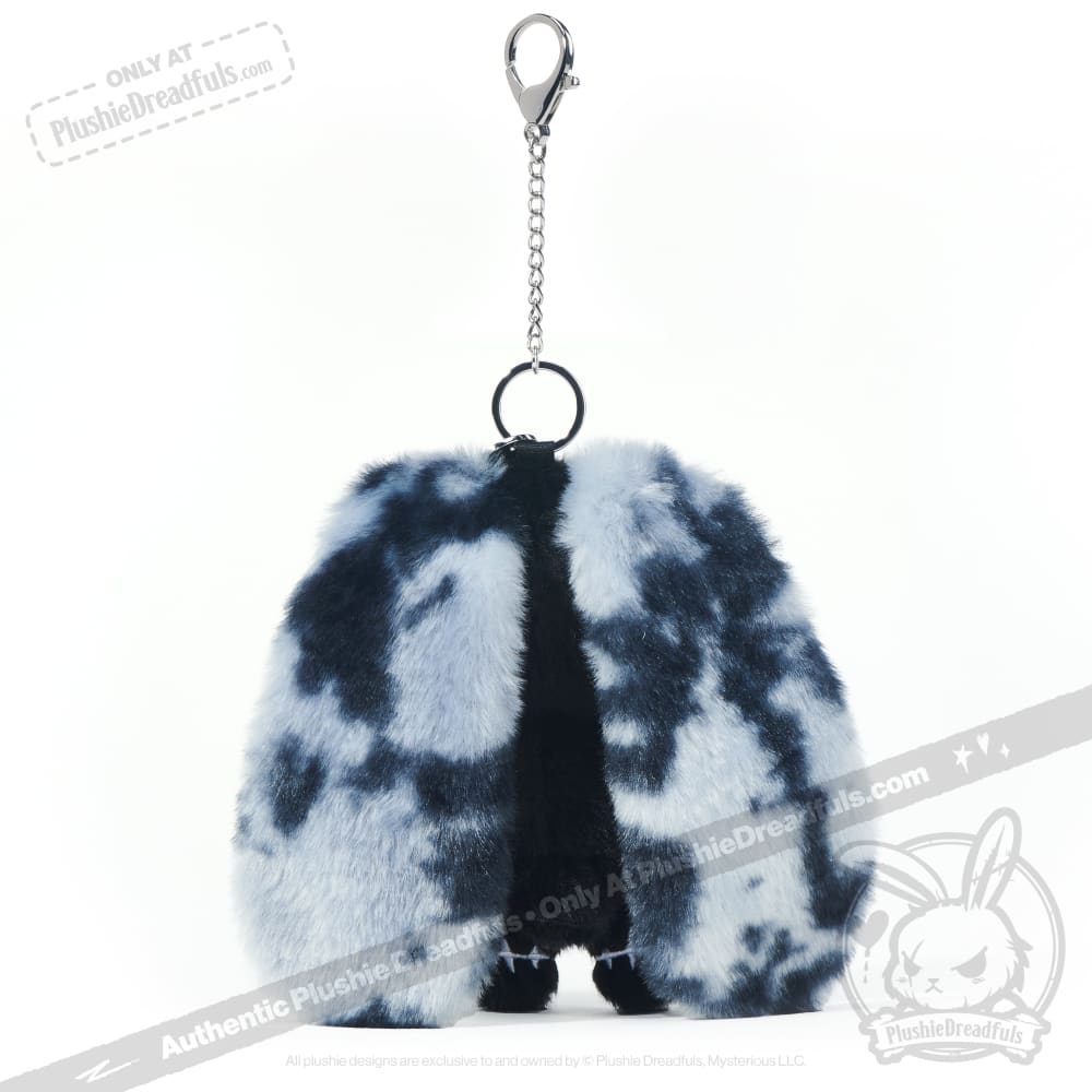 Plushie Dreadfuls - Black Anxiety Rabbit Plush Keychain Accessory Keychain