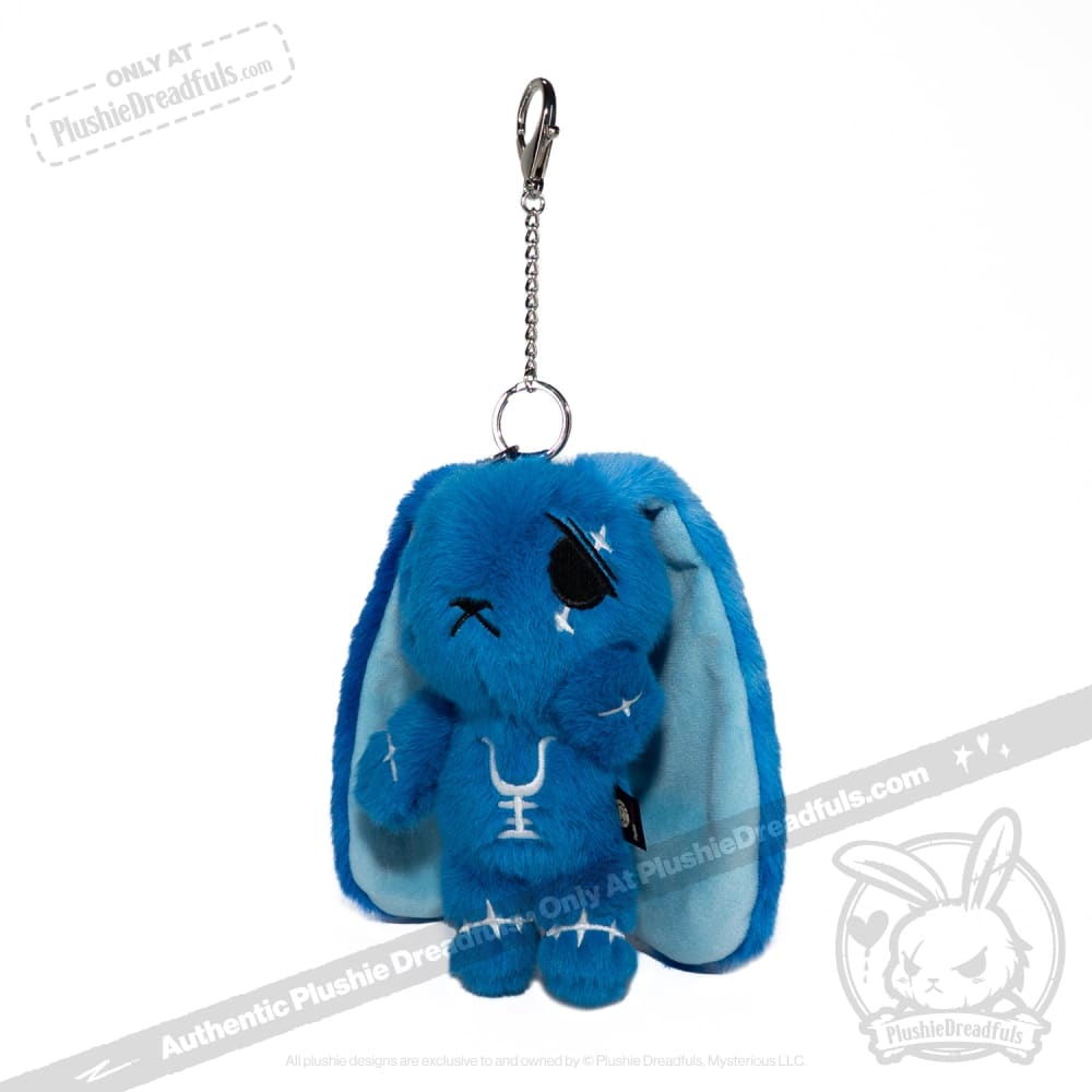 Plushie Dreadfuls - Blue Anxiety Rabbit Plush Keychain Accessory Keychain