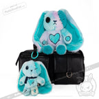 Plushie Dreadfuls - Blue Ice Love Rabbit Plush Keychain Accessory - Mysterious