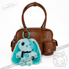 Plushie Dreadfuls - Blue Ice Love Rabbit Plush Keychain Accessory - Mysterious
