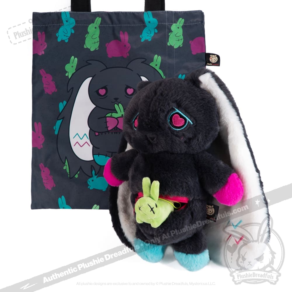 Plushie Dreadfuls - Buns in a Bun Pregnant Rabbit - Plush Stuffed Animal plush