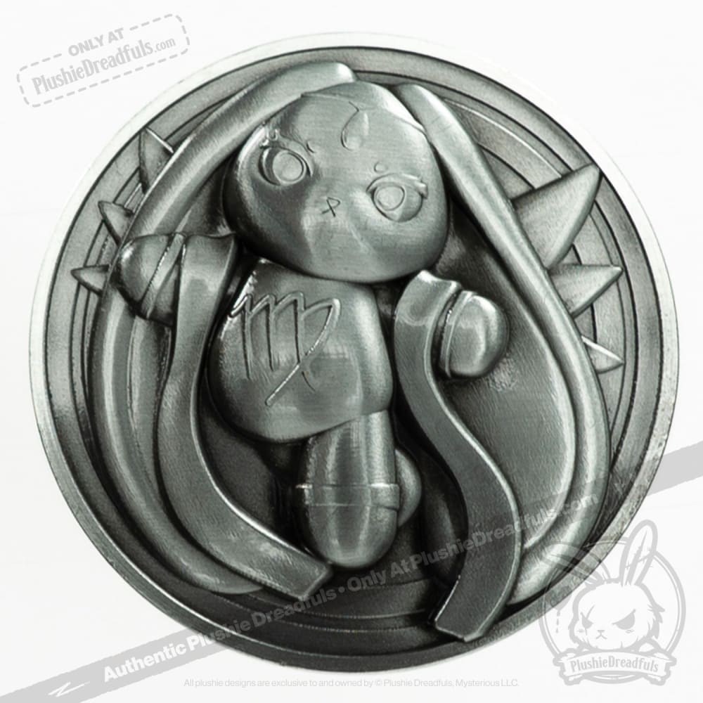 Plushie Dreadfuls Collectible Coin - Zodiac Rabbit - Mysterious